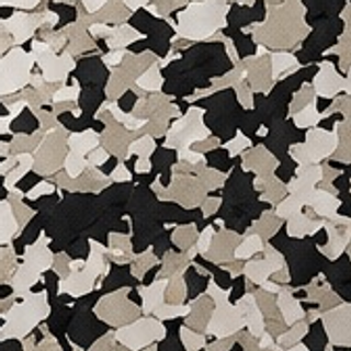 Domino FB-411 flake blend — Black, white & tan blend